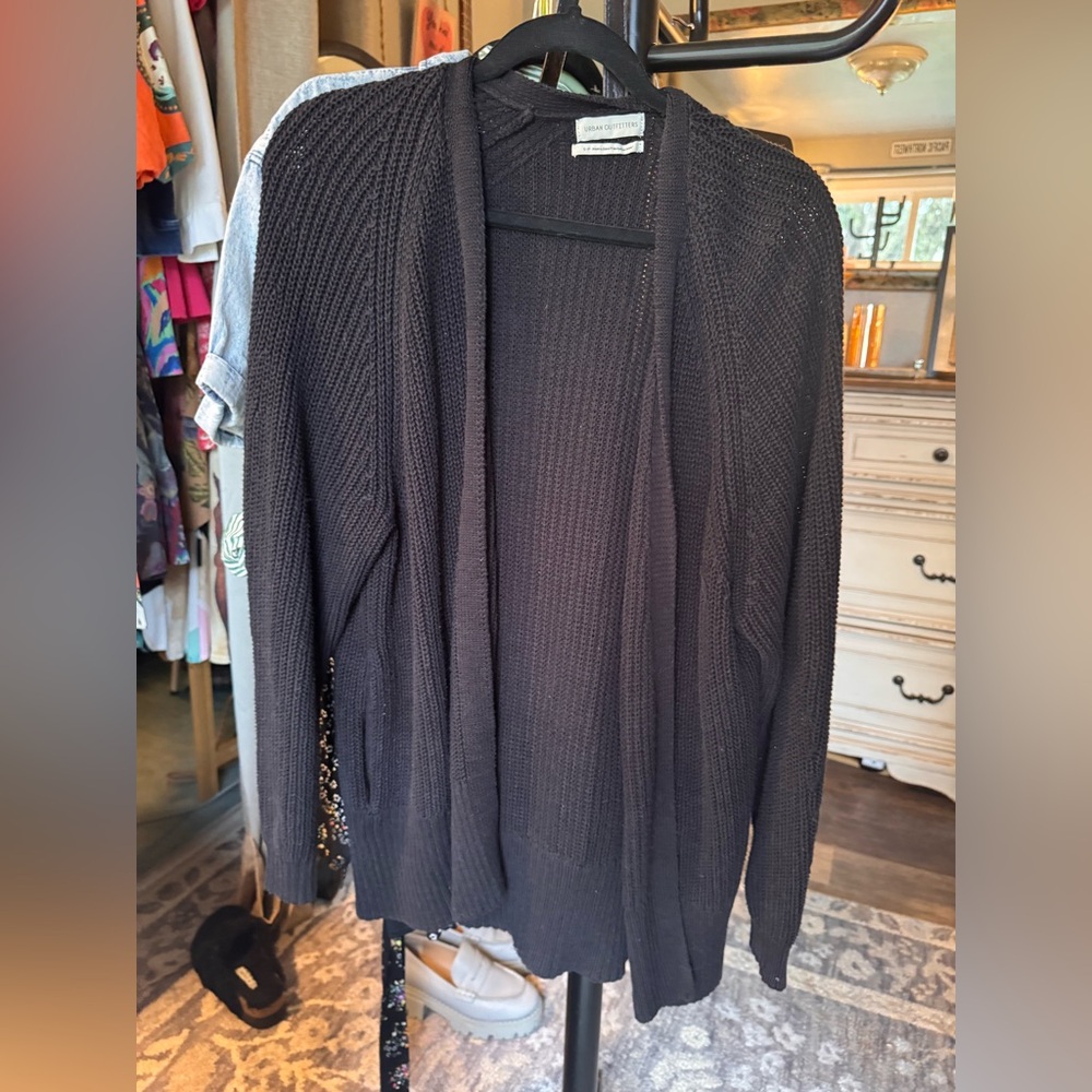 Urban Outfitters Black Knit Cardigan